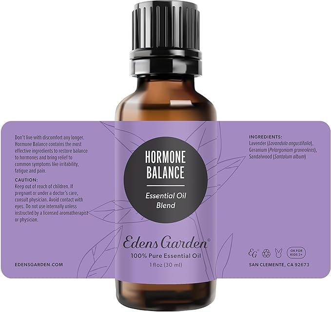 Edens Garden Hormone Balance Essential Oil Blend- 100% Pure Premium Grade, Undiluted, Natural, Therapeutic, Aromatherapy, The Best for Skin, Face, Humidifiers 30 ml (1 fl oz) - Bloomnest