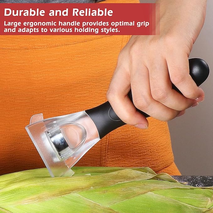 Professional Corn Kernel Cutter, Corn Cutter Peeler Stripper Tool with Large Ergonomic Handle, Corn Peeler #1114 - Bloomnest