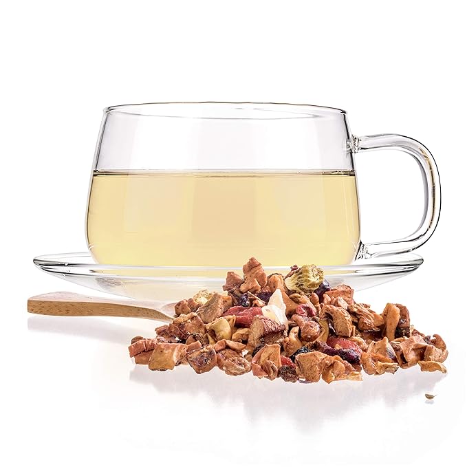 Tealyra - Tropical Harvest - Dragon Fruit - Sea Buckthorn - Goji - Pineapple - Cranberry - Fruity Herbal Loose Leaf Tea - Caffeine Free - Hot or Iced - 112g (4-ounce) - Bloomnest