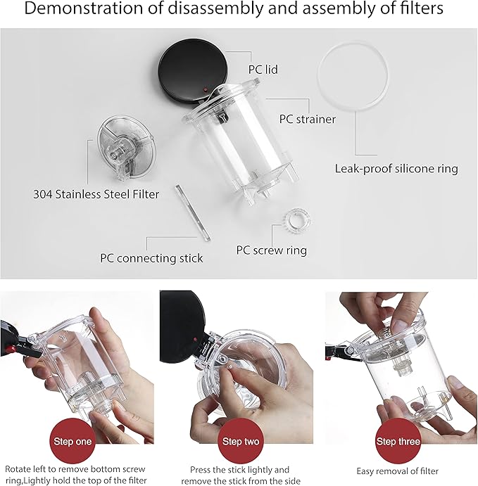 CNGLASS Glass Teapot with Removable Infuser,25oz Clear Tea Kettle with One Button Press to Filter the Tea Soup,Loose Leaf and Blooming Tea Maker - Bloomnest