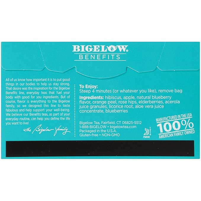 Bigelow Tea Cinnamon & Black Berry, 18 ct - Bloomnest