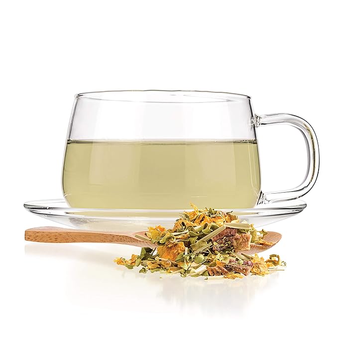 Tealyra - Heal Thyself Moringa and Sea Buckthorn - Lemongrass - Digestiv - Detox - Anti-Stress - Wellness Herbal Loose Leaf Tea - Caffeine Free - 112g (4-ounce) - Bloomnest