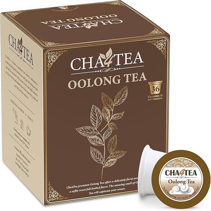Cha4TEA 36 Oolong Tea Pods for Keurig K-Cup Brewers - Bloomnest
