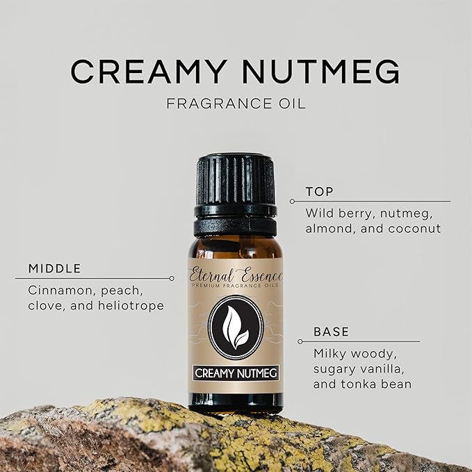 Creamy Nutmeg - Premium Grade Fragrance Oils - 10ml - Scented Oil EternalEssenceOils