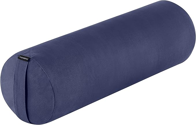 Retrospec Retrospec Sequoia Yoga Bolster Pillow - Meditation Cushion for Yoga Practices - Includes Machine Washable 100% Cotton Cover & Durable Carry Handle - Bloomnest