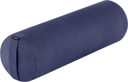 Retrospec Retrospec Sequoia Yoga Bolster Pillow - Meditation Cushion for Yoga Practices - Includes Machine Washable 100% Cotton Cover & Durable Carry Handle - Bloomnest