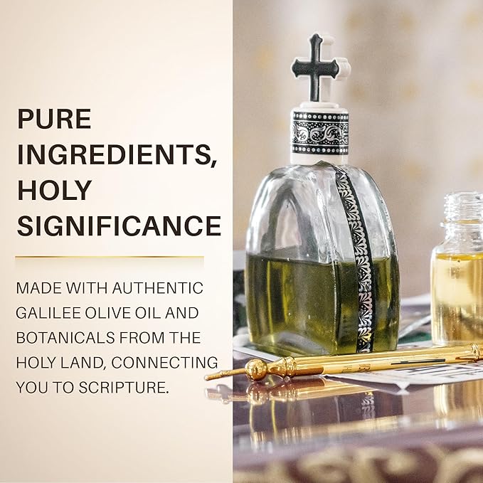 Nana Gifts Testament Anointing Oil, Roses of Jerusalem, Oil of The Peacemakers, Excellent Value Large Bottle Size 8.45 fl.oz | 250 ml - Bloomnest
