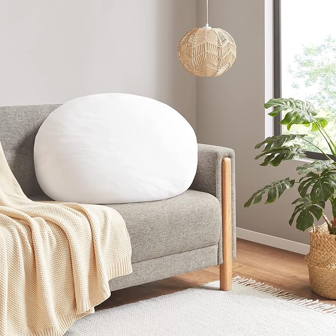 Codi Round Floor Pillow Insert, Large Thick Meditation Cushion, 32 Inch Circular Seating Cushions, Memory Foam Added, Advanced - Bloomnest