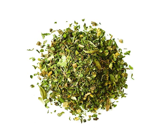 Rishi Tea Mystic Mint Herbal Tea - Organic, Caffeine Free Loose Leaf, Calming Peppermint Blend - 16 Ounces, 55+ Servings - Bloomnest