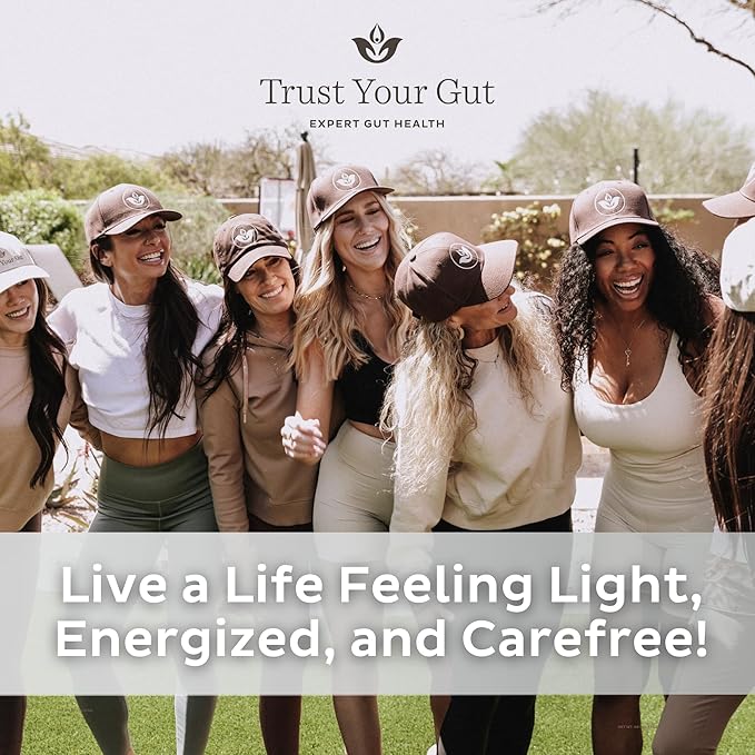 Trust Your Gut Organic Herbal Tea Blend – Lemon Balm, Holy Basil, Dandelion & Ginger Root – Supports Healthy Digestion & Gut Balance – Acai Berry, 30 Bags - Bloomnest