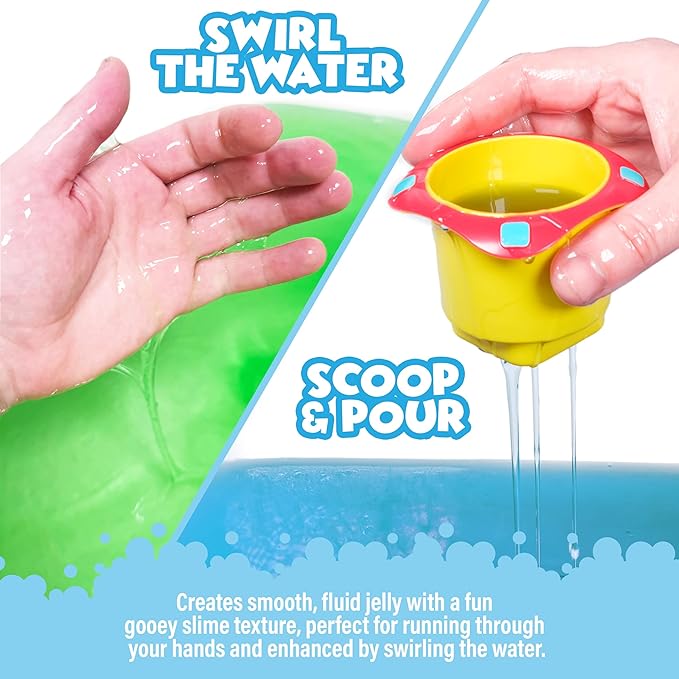 Tub Works® Jelly Bath Slime Bombs, 6 Pack | Bath Bombs for Kids That Turn Bath Water Into Colorful Jelly Slime | Nontoxic | Unique Kids Bath Bombs with Surprise Slime Texture | Sensory Fun Bath Toys - Bloomnest