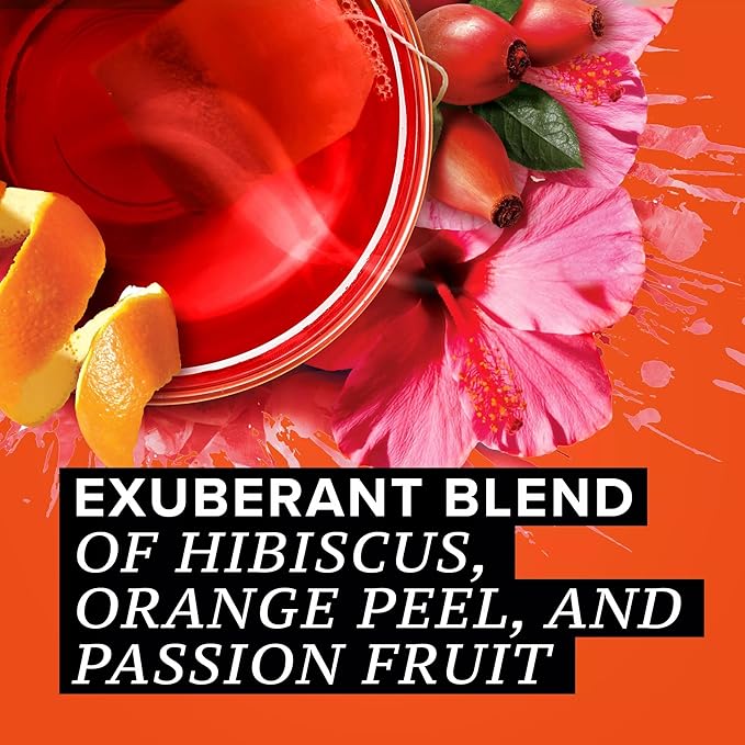 TAZO Tea Bags, Passion & Wild Sweet Orange Herbal Tea 20CT (2ea) (Variety Pack) - Bloomnest