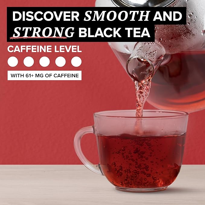 TAZO Organic Awake English Breakfast Black Tea Bags, 144 Total Tea Bags (36ct - Pack of 4) - Bloomnest