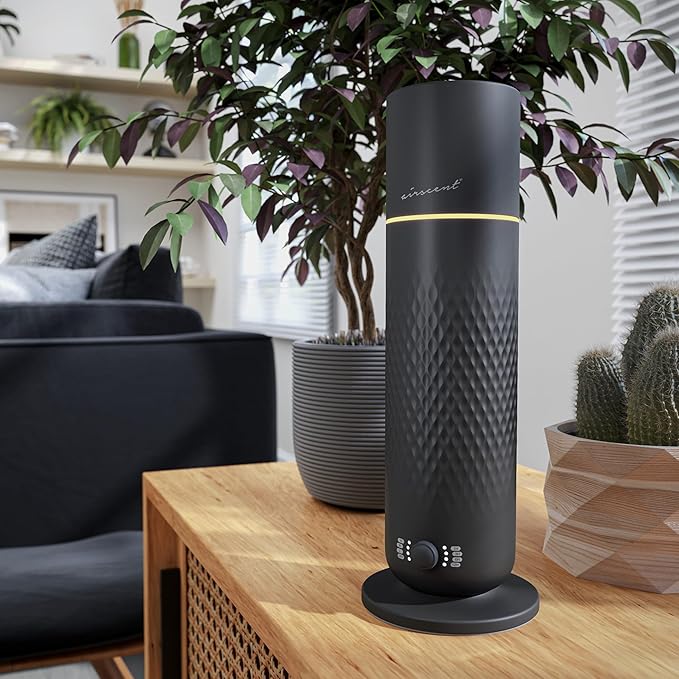 The AirScent Waterless Diffuser - Cold Air Scent Diffuser Oil Machine for Homes, Offices, Hotels and Spas - Aromatherapy Diffuser for Aesthetic Scenting - Black - 4.05 Oz - Fragrance Not Included - Bloomnest