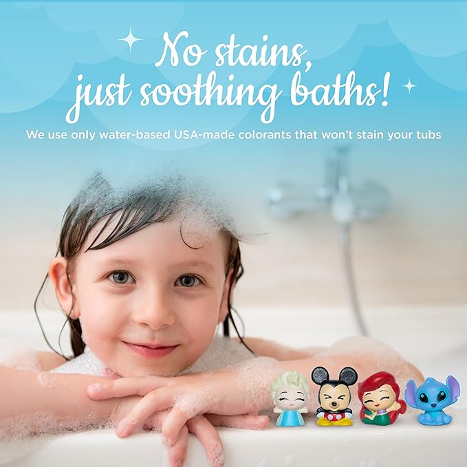Princess Bath Bombs for Girls with Surprise Toys Inside (1 Pack) – Large Fizzy Bubble Bath Bomb for Kids - Princess, Mermaid, Fairytale Bath Toys – Fruity Scent, Skin-Safe, Made in USA by Two Sisters - Bloomnest