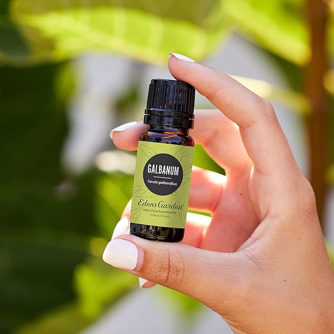 Edens Garden Galbanum Essential Oil- 100% Pure Premium Grade, Undiluted, Natural, Therapeutic, Aromatherapy, The Best for Diffuser, Skin, Candle, Laundry 10 ml (.33 fl oz) EdensGarden