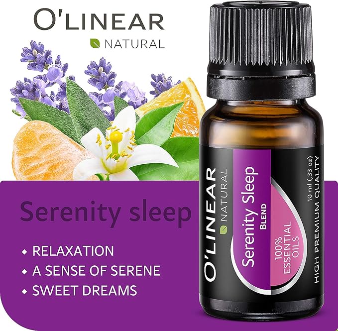 O'linear Essential Oils 6 Blends Set - Perfect for Humidifiers and Diffusers, Aromatherapy Diffuser Oils Scents, Essential Oil Kit for Home Use, Essential Oil Pack with Various Scents - Bloomnest
