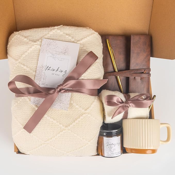 Self Care Gifts for Women, Get Well Soon Gifts Basket, Sympathy Gift Baskets，Care Package，After Surgery Feel Better Thinking of You Sending Hugs Gifts Idea for Mom Her Best Friends Sister - Bloomnest