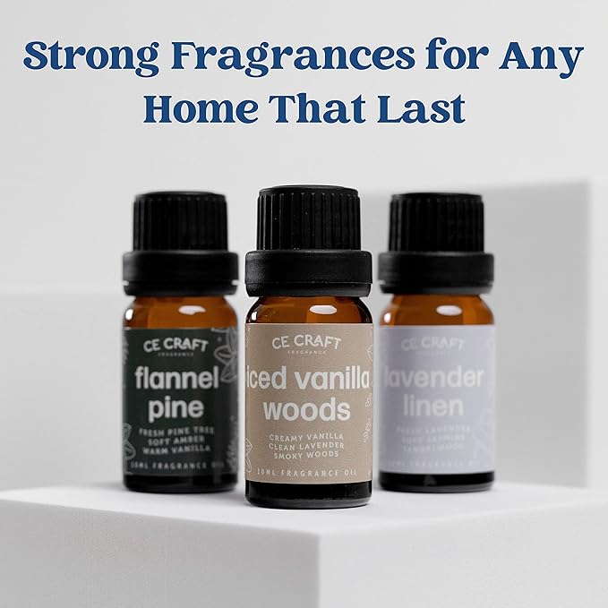 CANDECraftCo Premium Fragrance Oil – Diffuser Oils Fragrances Scented for Home, Candle Soap Making Supplies, Aromatherapy Blends for House (0.34 Fl Oz) (Lavender Vanilla + Cactus Flowers) - Bloomnest