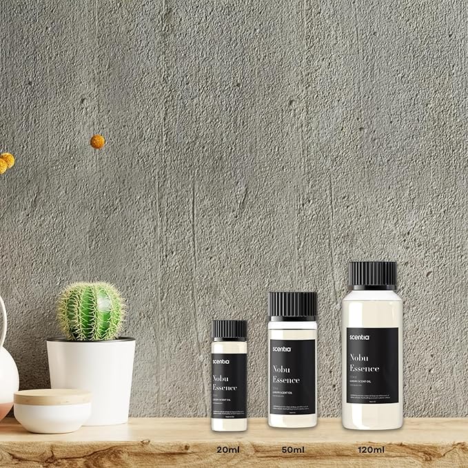 Scentia Hotel Diffuser Oil Inspired by The Nobu Hotel - 120 mL 4.06 fl oz - Essential Oil Blend Jasmine, Lilly, Sandalwood & Fresh Citrus for Aromatherapy Diffusers - Nobu Essence - Bloomnest