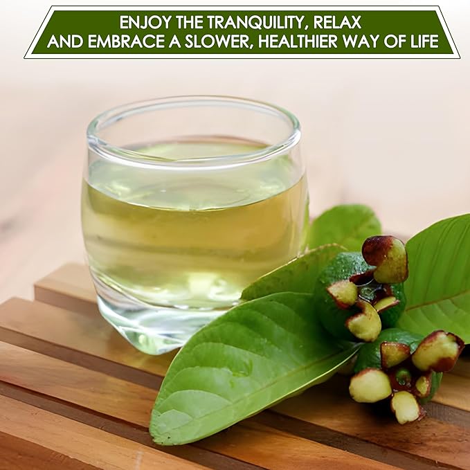 NHAT ANH FARM - Premium Guava Tea Bags - Dried Guava Leaves 40 Tea Bags, 2.5g/bag) - 100% Natural And Pure, Sugar/Caffeine/Gluten Free. Good For Your Health - Bloomnest