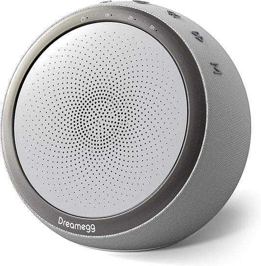 Dreamegg White Noise Machine for Adults - 10W Powerful Sound Machine with 29 Soothing Sounds, Noise Masking for Snoring, Traffic & Office Privacy, Ideal for Home, Travel & Deep Sleep - Bloomnest