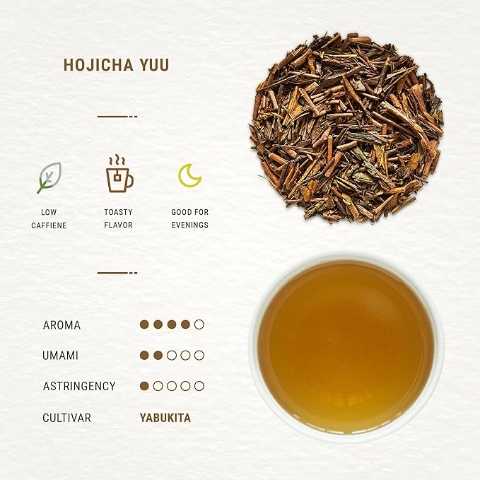Senbird Premium Hojicha - Japanese Roasted Green Tea - From Shizuoka, Japan - Loose Tea In Airtight Tea Tin (1.76oz/50g) - Bloomnest