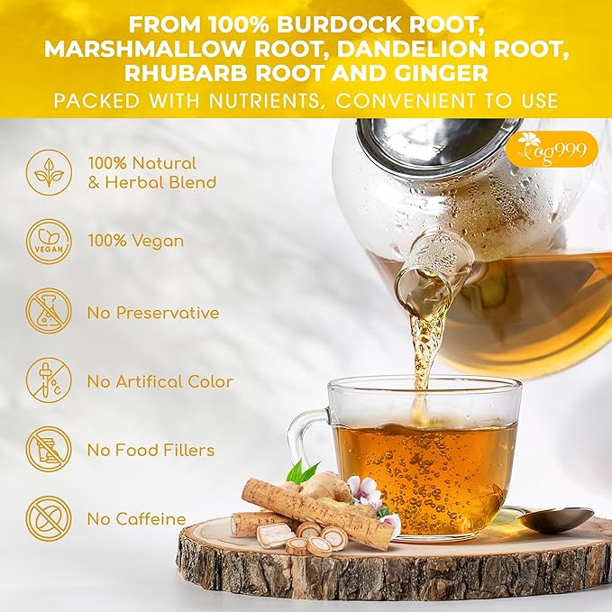 TOG Premium 1 lb Essiac Tea, Wellness Blends, Premium Quality, 100% Natural & Pure, Caffeine-Free, No Additives or Preservatives, Non-GMO, Plant-Based & Vegan - Bloomnest