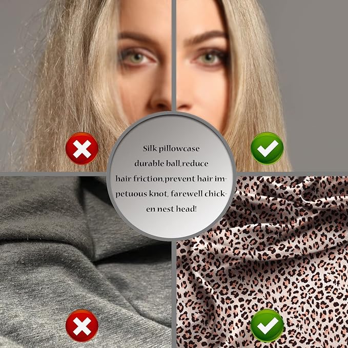 Mulberry Silk Pillowcase for Hair and Skin Queen Size Leopard Print Silk Pillow Cases with Zipper Soft Breathable Smooth Cooling Silk Pillow Covers for Sleeping (Taupe Leopard, 20"X 30",1Pcs) - Bloomnest