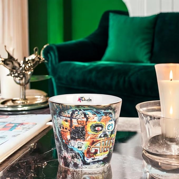 Scented Candle | Eco-Friendly Soy Blend Wax | Luxury Candles | Perfect for Gifting | Perfect for Home Décor | 14oz | 10cm Tall | Approx Burn Time - 80 Hours (Calavera, 10cm) - Bloomnest