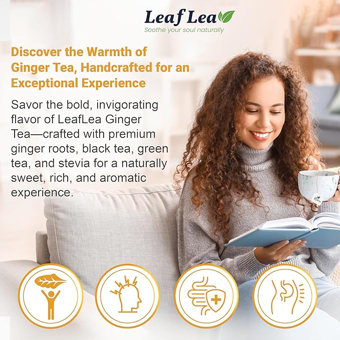 Premium Ginger Green Tea Bags Blend, Natural Green Tea with Ginger Tea Bags, Spicy and Warming Flavor Promotes Healthy Digestion, Ideal For Gift Box | 160 Tea Bags - Bloomnest