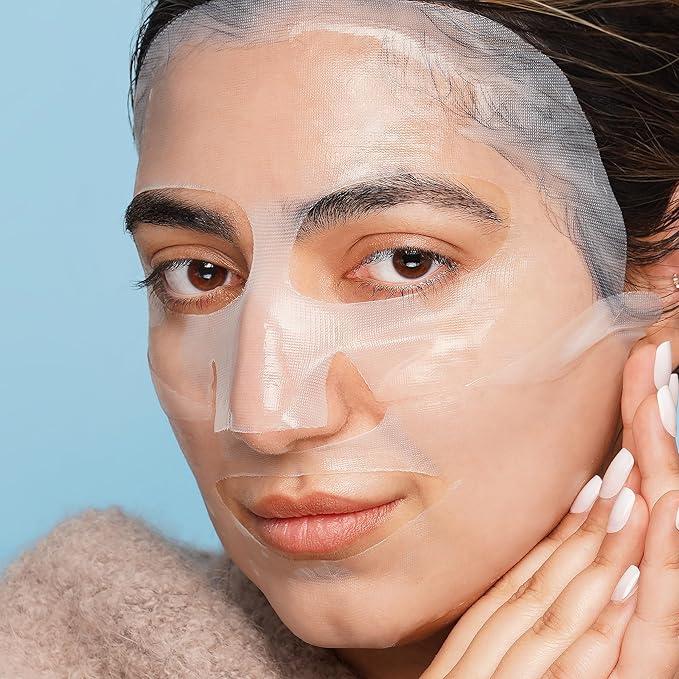 Clinical Resolution CRL Peptide Aqua Gel Mask 5 Pack Instant Hydration, Soothing & Cooling, Helps Comfort Skin After Professional Treatments, for a Refreshed, Healthy-Looking Complexion - Bloomnest