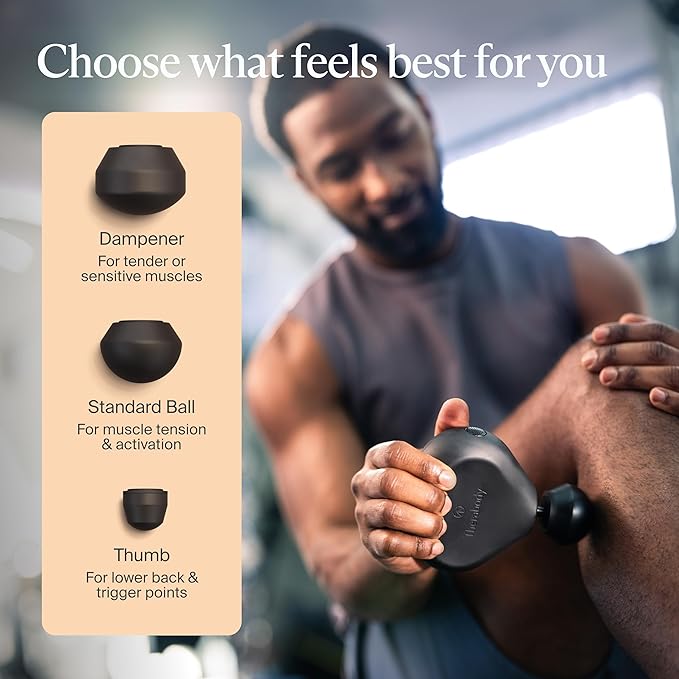 TheraGun Mini (3rd Generation) by Therabody – Ultra-Portable Massage Gun and Travel Essential for Fast, Effective Pain and Tension Relief Anywhere (Black) - Bloomnest