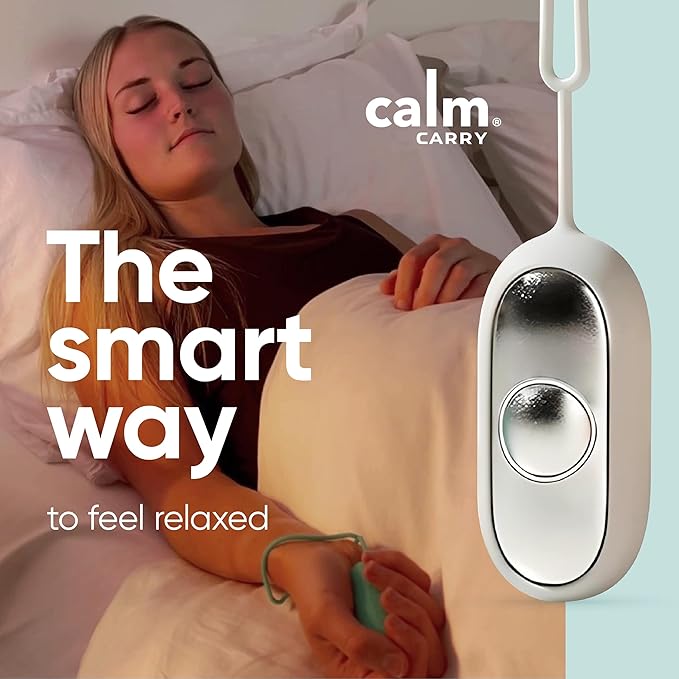 Glowco CalmCarry Sleep Aid Device – Handheld Microcurrent Relaxation Tool, Supports Calm, Focus & Gentle Relief, USB Rechargeable, Portable Wellness Device for Adults & Kids | Gray Calm Carry HomePage