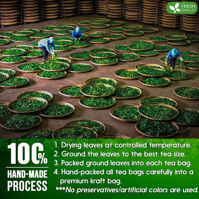 FreshDrinkUS, Premium 135 Parsley Leaf Tea Bags, 100% Natural & Pure from Parsley Leaves. Loose Leaf Parsley Herbal Tea. Made with Natural Material Tea Bags. No Sugar, No Caffeine, No Gluten, Vegan. - Bloomnest