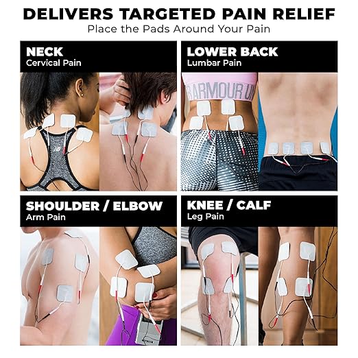 TENS 7000 Digital TENS Unit with Accessories - Muscle Stimulator Machine for Back Pain Relief, Sciatica, Neck, Nerve, Shoulder, Hip, Elbow, Muscle Pain Relief