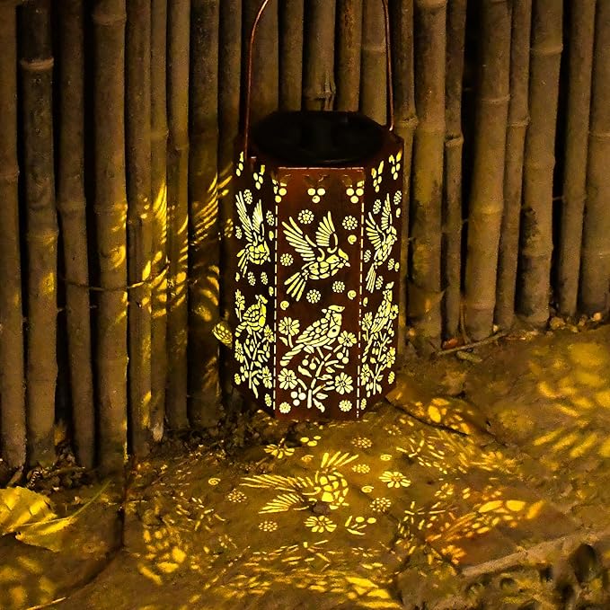 Styleonme Cardinal Lover Solar Light, Mother's Day Lantern Gift for Mom Grandma Women Sister, Hanging Image Cardinals Lanterns, Yard Corridor Garden Decor, Thanksgiving Day, Birthday Gifts - Bloomnest