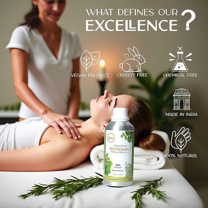 My Ace Rosemary Essential Oil | Pure, Natural & Premium Grade with Dropper | for Scalp Care, Diffuser, Skin, Aromatherapy, Massage & Bath Use | 16 fl oz MyAce