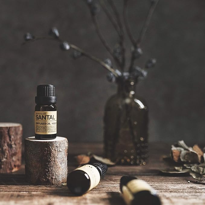 Santal Diffuser Oil, Niche Scent, Amber Coco Vanilla Cedar Sandalwood Musk Essential Oils Blend for Ultrasonic Diffuser Scent Projects(.33 oz/10 ml) - Bloomnest