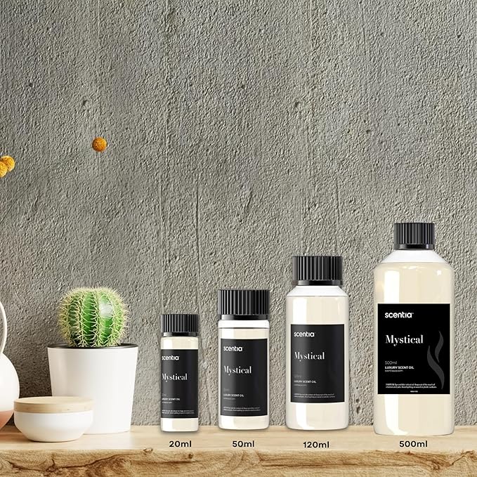 Scentia Hotel Diffuser Oil Inspired by The Wynn, Las Vegas Hotel - 120 mL 4.06 fl oz - Essential Oil Blend Melon, Raspberry, Lily, Jasmine & Lemon for Aromatherapy Diffusers - Mystical - Bloomnest