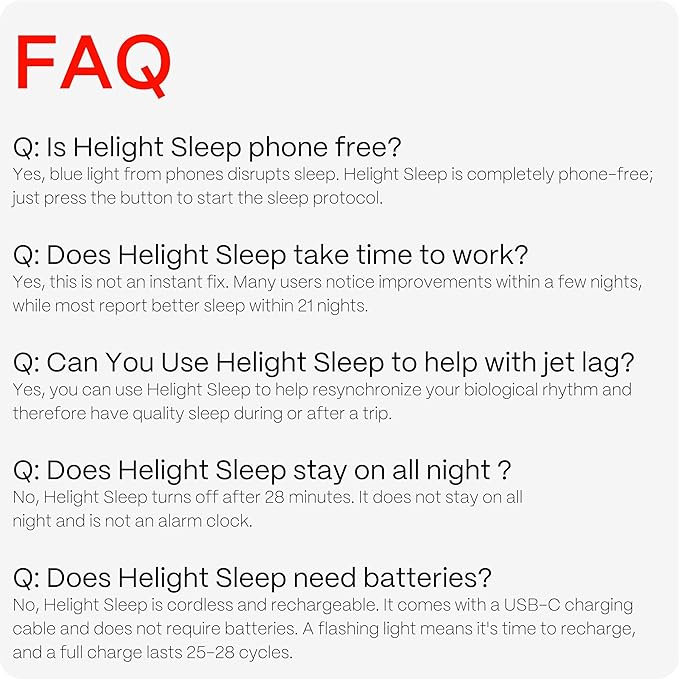 Helight Red Light Therapy Sleep Device – 630nm Pure Red Light Lamp Sleep Aid to Support Deep Relaxation – Rest Lamp Backed by Science for Adults & Kids Bedrooms - Bloomnest