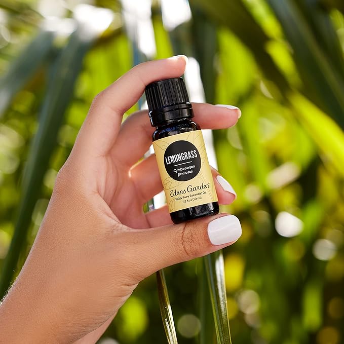 Edens Garden Lemongrass Essential Oil- 100% Pure Premium Grade, Undiluted, Natural, Therapeutic, Aromatherapy, The Best for Diffuser, Candle, Laundry, Humidifiers 118 ml (4 fl oz) EdensGarden