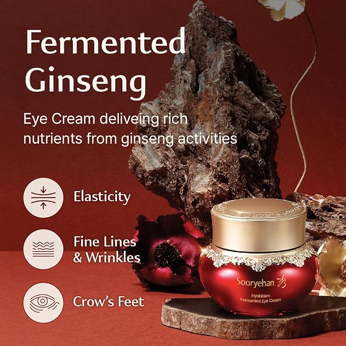 Sooryehan Hyobidam Fermented Eye Cream (0.84 fl oz) - Korean Skincare, Luxury Premium High-end Cream by LG Beauty. Intensive Skin Care. - Bloomnest