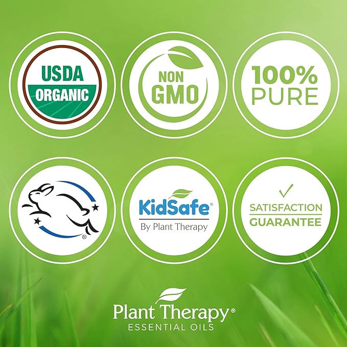 Plant Therapy KidSafe Organic Destroyer Essential Oil Blend 10 mL (1/3 oz) 100% Pure, Undiluted, Therapeutic Grade PlantTherapy