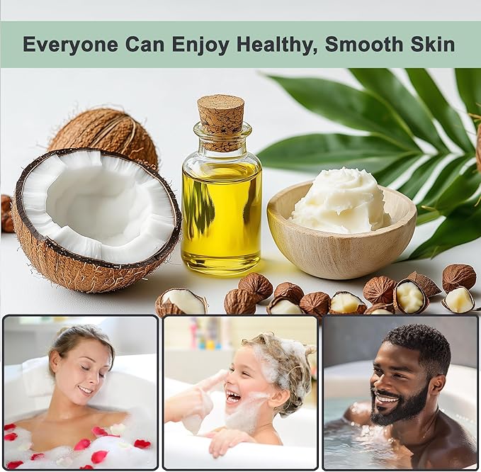 Tropical Fruit Bath Fizzies Set - 12 Large Bubble Bathbombs with Natural Essential Oils in Fruity Scents - Vegan Fizzy Bath Bombs Has Moisturizing Shea Butter and Coconut Oil