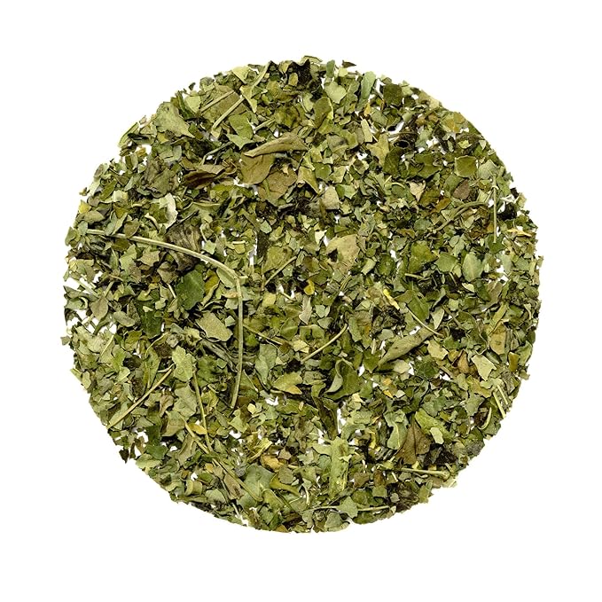 Heavenly Tea Leaves Organic Moringa, Loose Leaf Herbal Tea, 4 oz. (Approx. 50 Cups of Tea) - Delicious Hot or Iced, Naturally Caffeine Free, Premium Quality, Wellness Support - Bloomnest