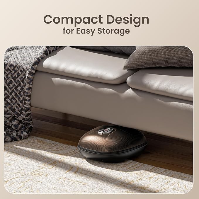 RENPHO Foot Massager Machine with Heat [2026 Upgraded], Shiatsu Foot Massager for Plantar Fasciitis, Birthday Gifts for Women Mom Men Dad, Wireless Control, 2026 New Upgraded, Up to US 12 - Bloomnest