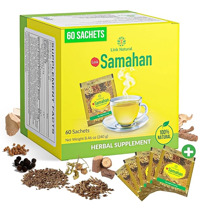 Samahan Tea bags 60 Tea Bags, Link Natural link saman, samahan tea, sri Lanka - Bloomnest