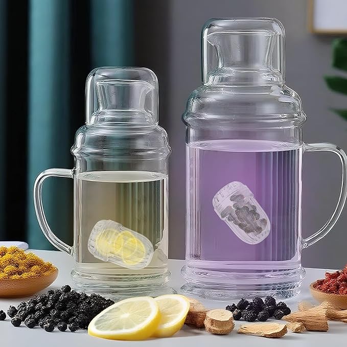 3PCS Large Tea Infuser Baskets with Lid, Plastic Mesh Detachable Filter Strainer for Loose Leaf Tea, Coffee and Fruit, Compatible with Most Wide Mouth Bottles and Tumblers, Transparent Tea Steeper - Bloomnest
