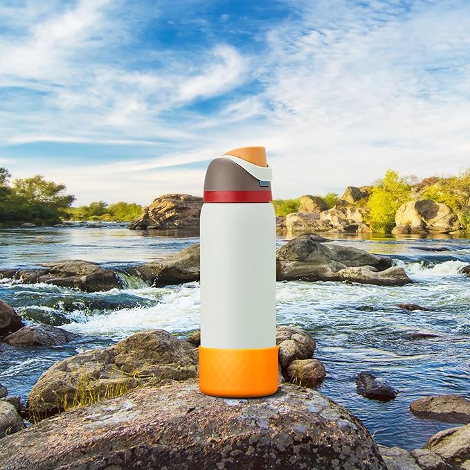 Silicone Boot for Owala Water Bottle 24 oz 32 oz 40 oz, Anti-Slip Protective Sleeve for FreeSip/Twist/Flip Stainless Steel Water Bottles Accessories BEONSKY